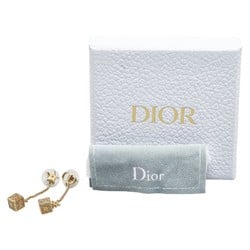 Christian Dior Dior rhinestone earrings, gold plated, for women