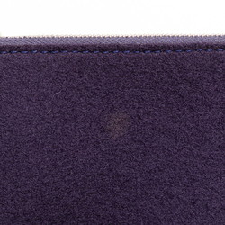 Hermes Serie Button Silk In-Pouch Purple Wool Women's HERMES