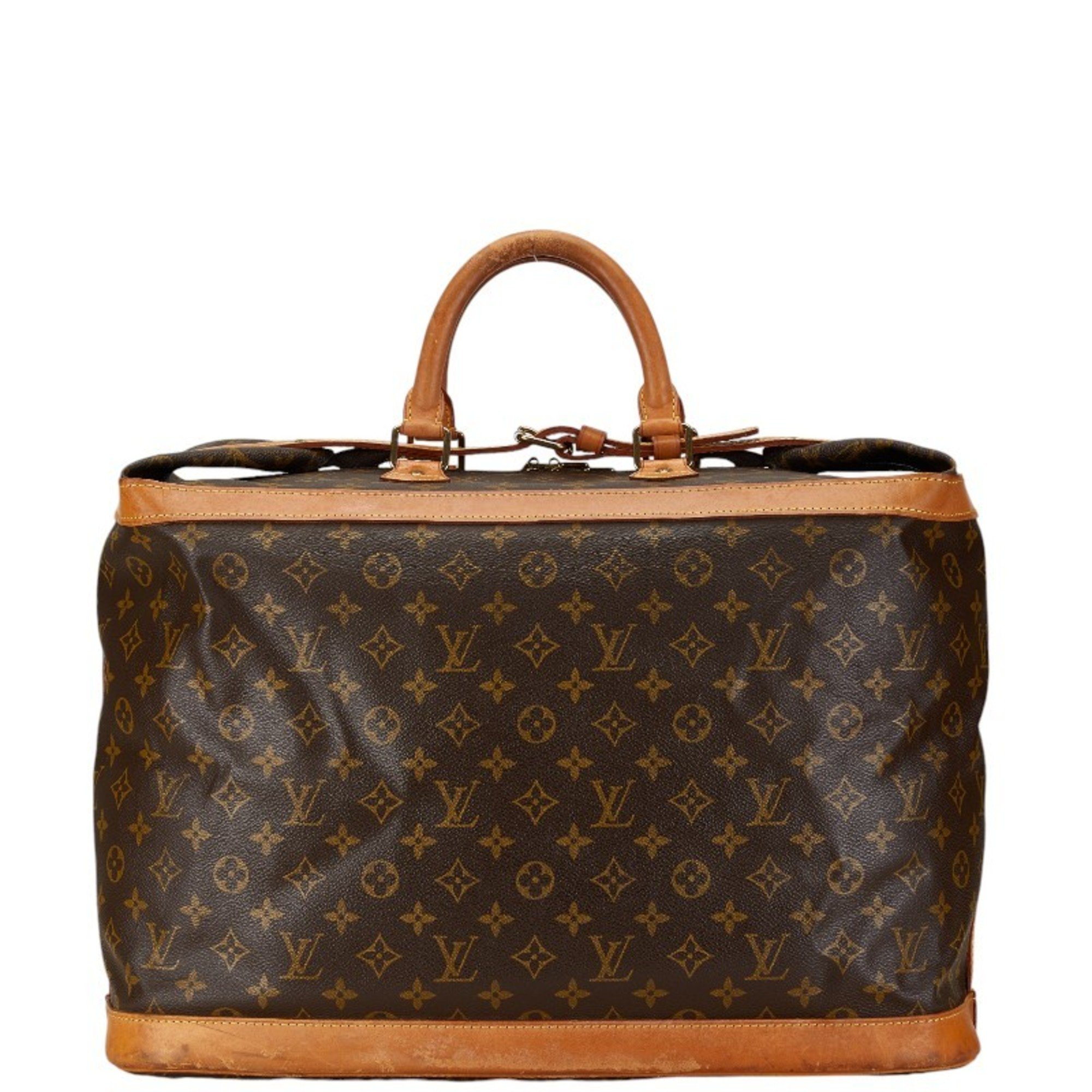 Louis Vuitton Monogram Cruiser Bag 45 Boston M41138 Brown PVC Leather Women's LOUIS VUITTON