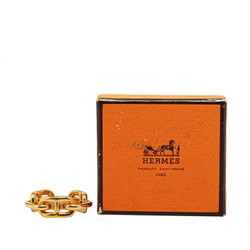 Hermes Chaine d'Ancre scarf ring, gold plated, for women, HERMES