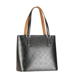 Louis Vuitton Monogram Matte Stockton Shoulder Bag Tote M55112 Noir Black Leather Women's LOUIS VUITTON