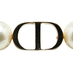 Christian Dior Dior 30 MONTAIGNE Resin Pearl Choker Necklace N1116MTGRS_D301 Gold Plated Women's