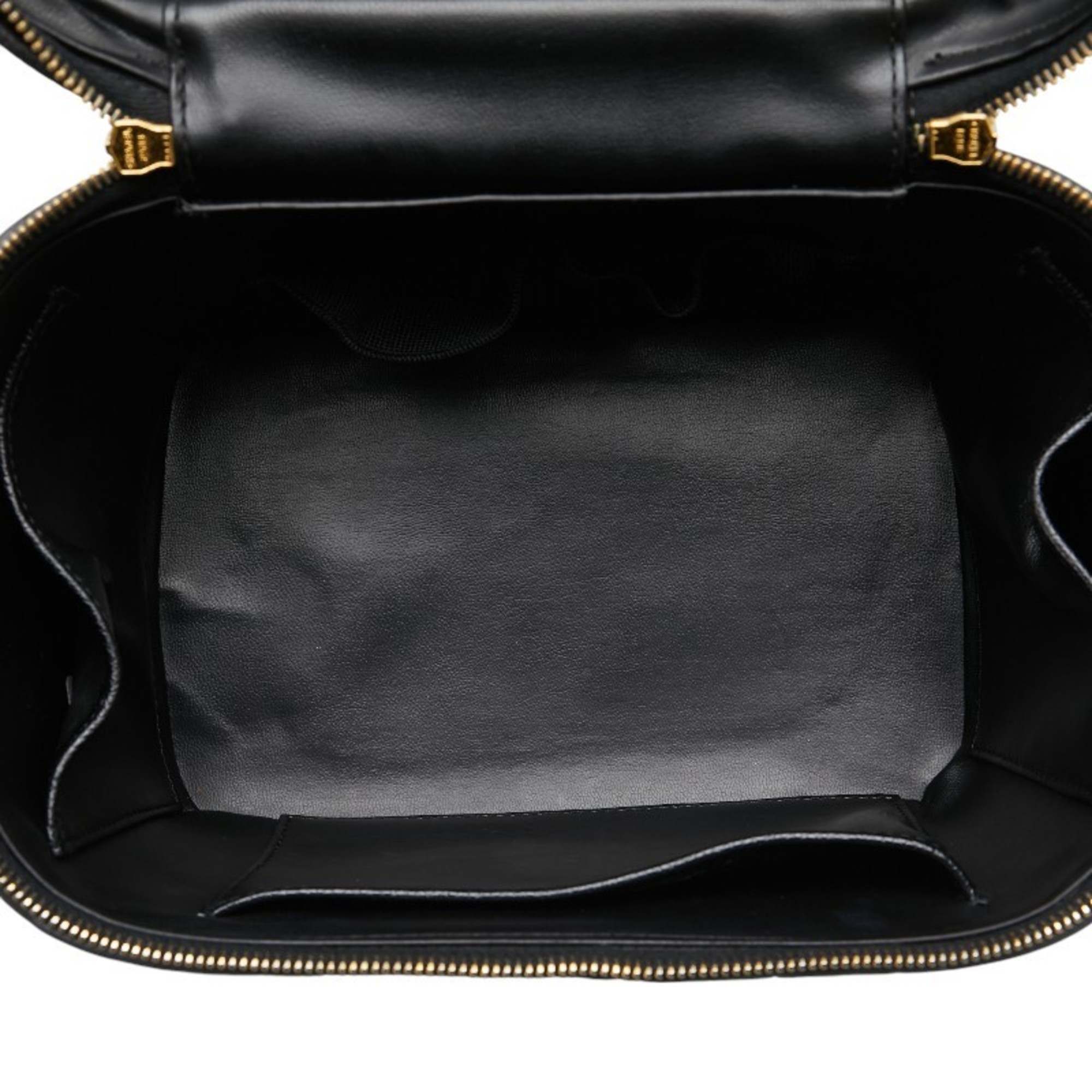 Chanel Coco Mark Shoulder Bag Vanity Black Caviar Skin Women's CHANEL