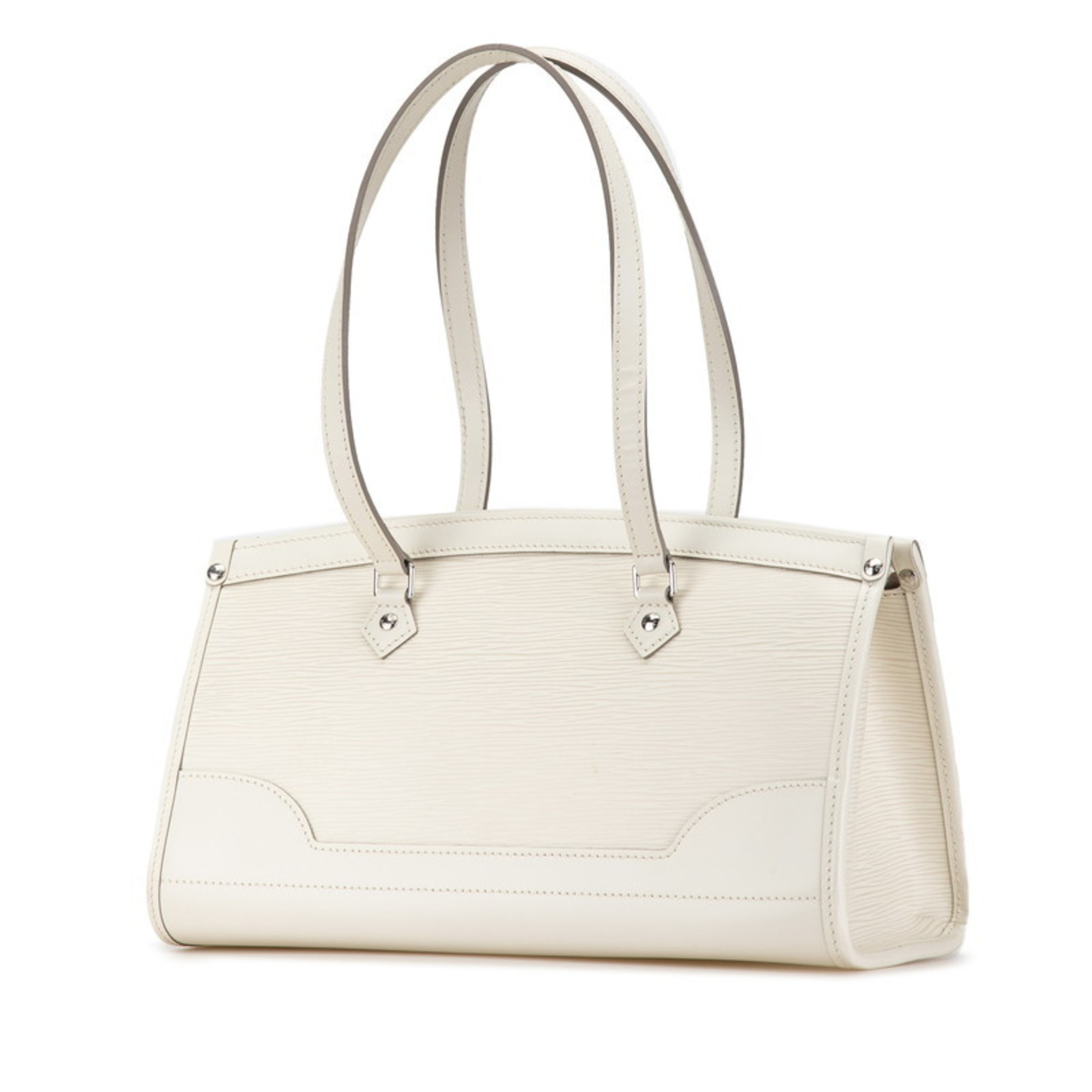 Louis Vuitton Epi Madeleine PM Handbag Shoulder Bag M5933J Ivory White Leather Women's LOUIS VUITTON