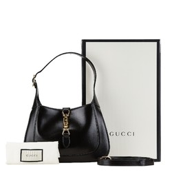 Gucci Shoulder Bag 636709 Black Leather Women's GUCCI