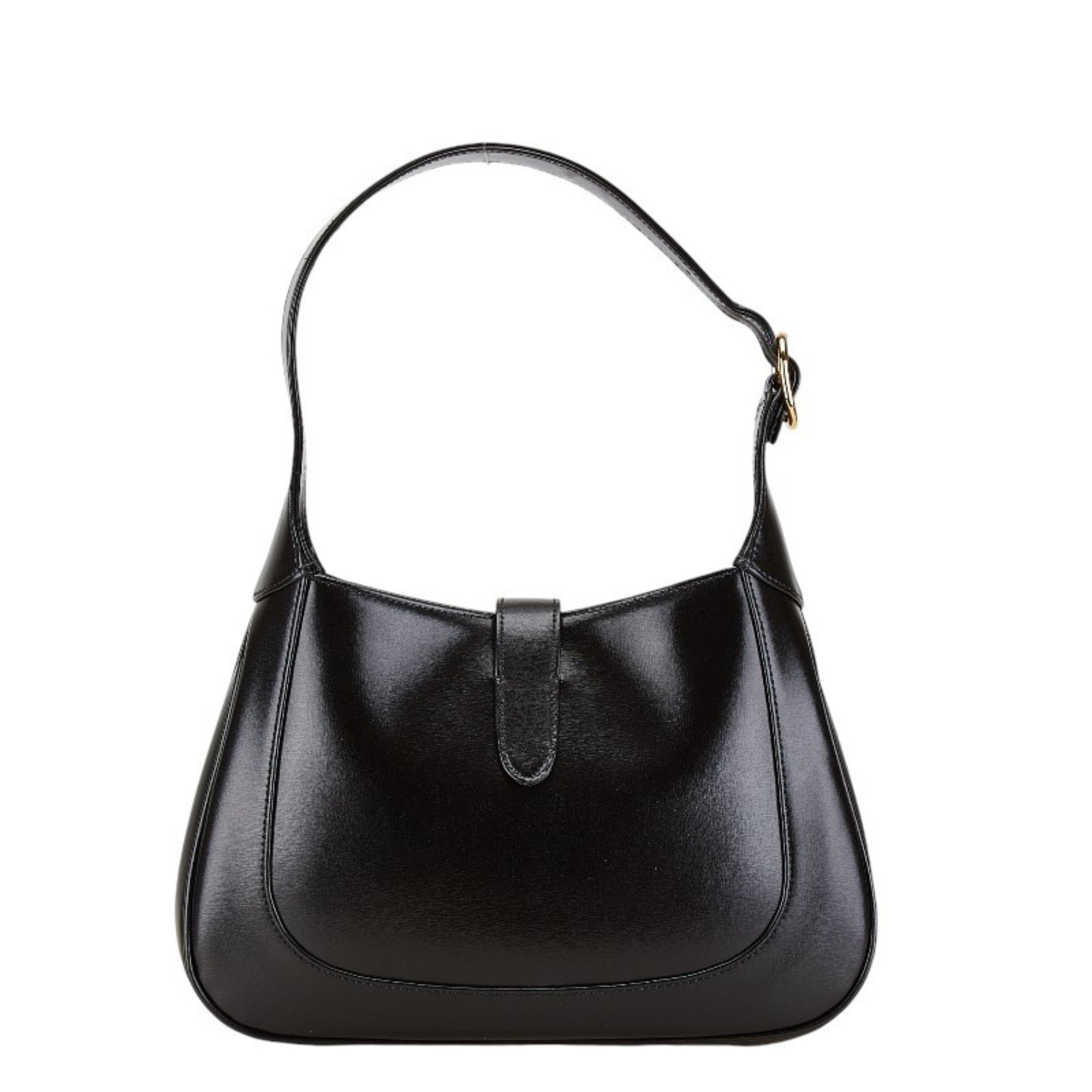 Gucci Shoulder Bag 636709 Black Leather Women's GUCCI