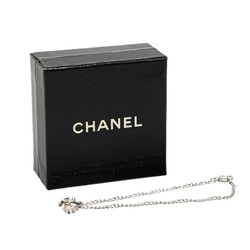 Chanel Coco Mark Ladybird Chain Bracelet Silver White Red Metal Women's CHANEL