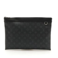 LOUIS VUITTON Louis Vuitton Monogram Eclipse Pochette Discovery Clutch Bag Second M62291