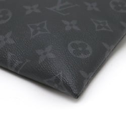 LOUIS VUITTON Louis Vuitton Monogram Eclipse Pochette Discovery Clutch Bag Second M62291