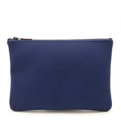 HERMES Hermes Truss Flat MM Neoban Multi Pouch Clutch Bag Second Polyamide Elastane Dark Navy