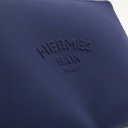 HERMES Hermes Truss Flat MM Neoban Multi Pouch Clutch Bag Second Polyamide Elastane Dark Navy