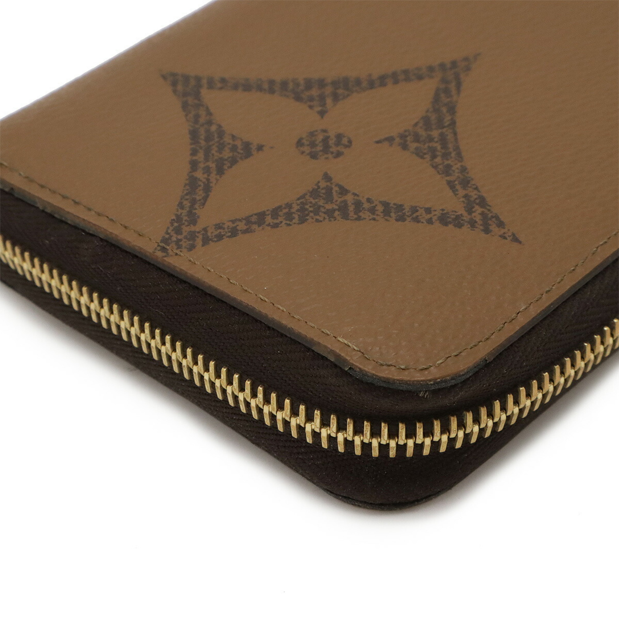 LOUIS VUITTON Louis Vuitton Monogram Giant Reverse Zippy Wallet Round Long M69353