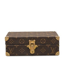 Louis Vuitton Monogram Coffret Domino Set Accessories Brown PVC Women's LOUIS VUITTON