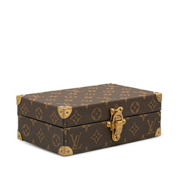 Louis Vuitton Monogram Coffret Domino Set Accessories Brown PVC Women's LOUIS VUITTON