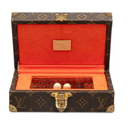 Louis Vuitton Monogram Coffret Domino Set Accessories Brown PVC Women's LOUIS VUITTON