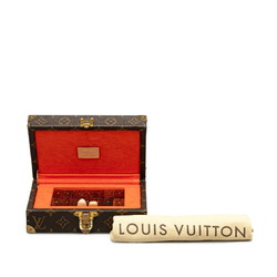 Louis Vuitton Monogram Coffret Domino Set Accessories Brown PVC Women's LOUIS VUITTON