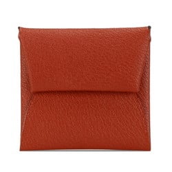 Hermes Bastia Coin Case, Brown, Epsom Leather, Women's, HERMES