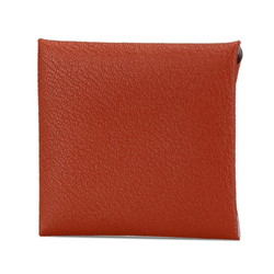 Hermes Bastia Coin Case, Brown, Epsom Leather, Women's, HERMES