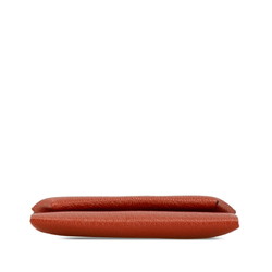 Hermes Bastia Coin Case, Brown, Epsom Leather, Women's, HERMES