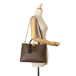 Louis Vuitton Damier Brompton Handbag Shoulder Bag N41582 Brown PVC Leather Women's LOUIS VUITTON