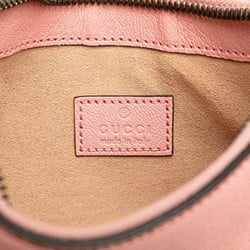 Gucci GG Marmont Aphrodite Shoulder Bag 739076 Pink Leather Women's GUCCI