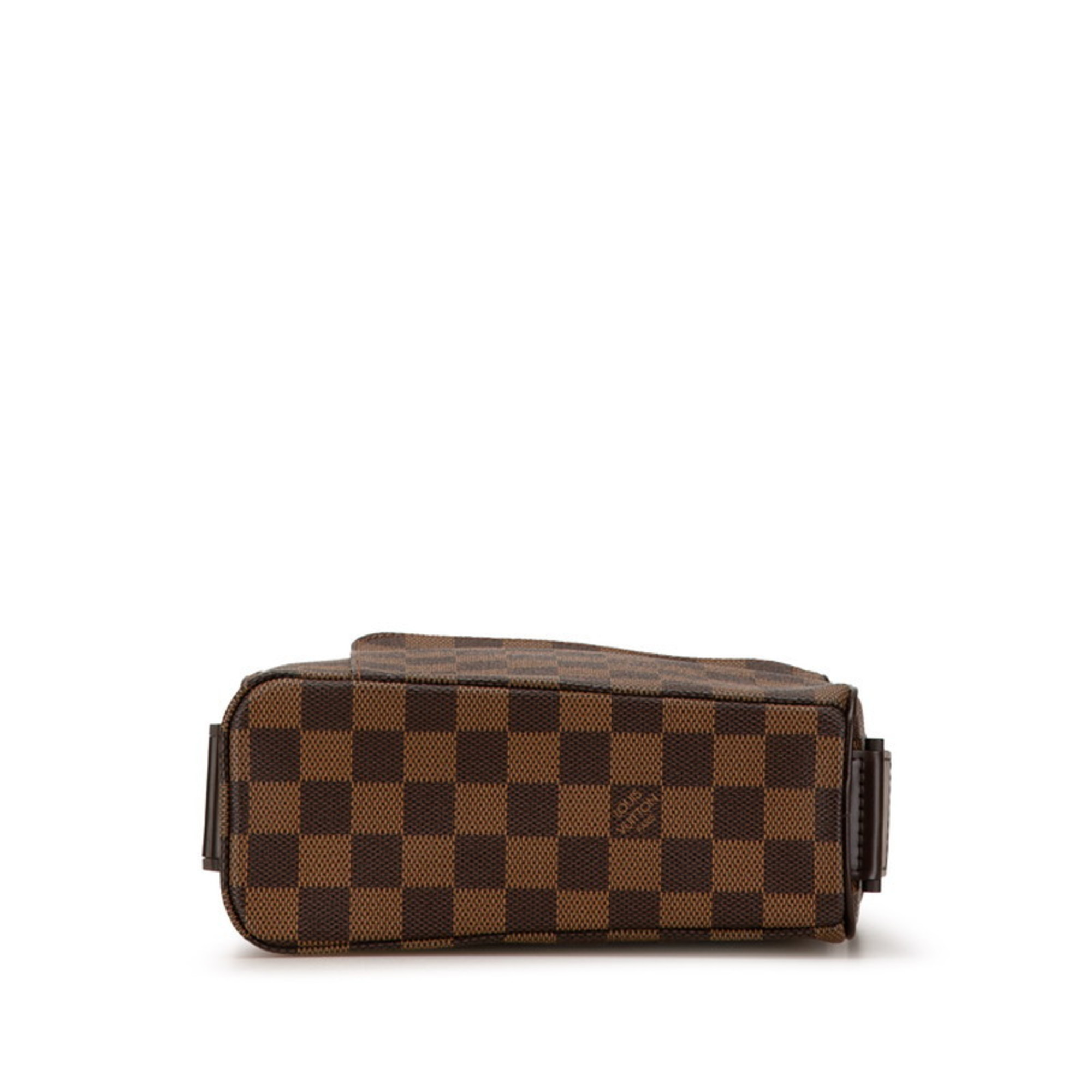 Louis Vuitton Damier Olaf PM Shoulder Bag N41442 Brown PVC Leather Women's LOUIS VUITTON