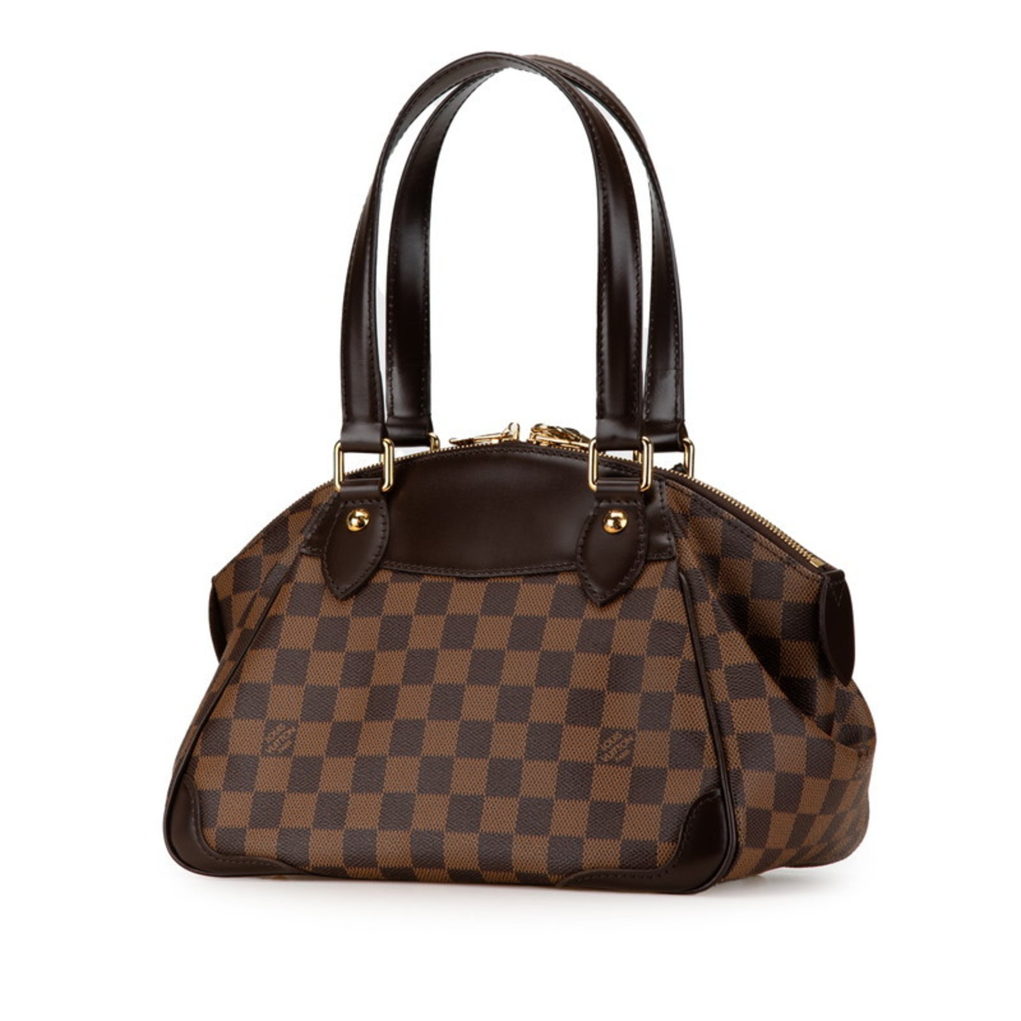 Louis Vuitton Damier Verona PM Handbag N41117 Brown PVC Leather Women's LOUIS VUITTON