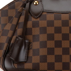 Louis Vuitton Damier Verona PM Handbag N41117 Brown PVC Leather Women's LOUIS VUITTON