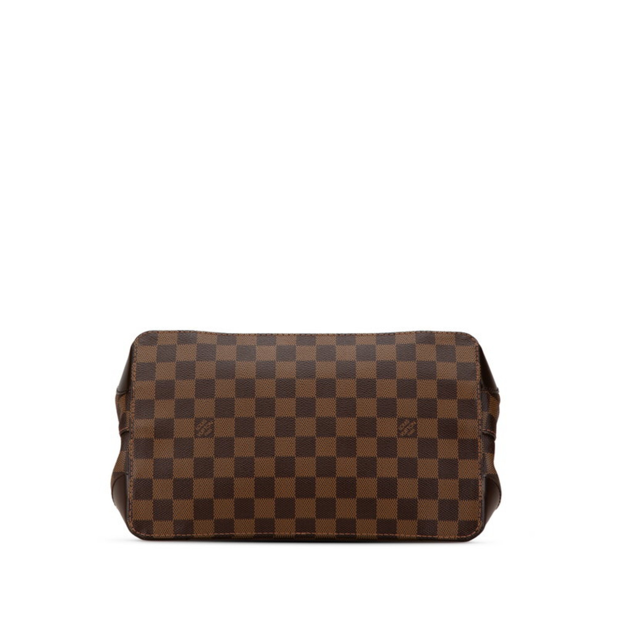 Louis Vuitton Damier Hampstead PM Tote Bag Handbag N51205 Ebene Brown PVC Leather Women's LOUIS VUITTON