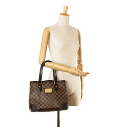 Louis Vuitton Damier Hampstead PM Tote Bag Handbag N51205 Ebene Brown PVC Leather Women's LOUIS VUITTON