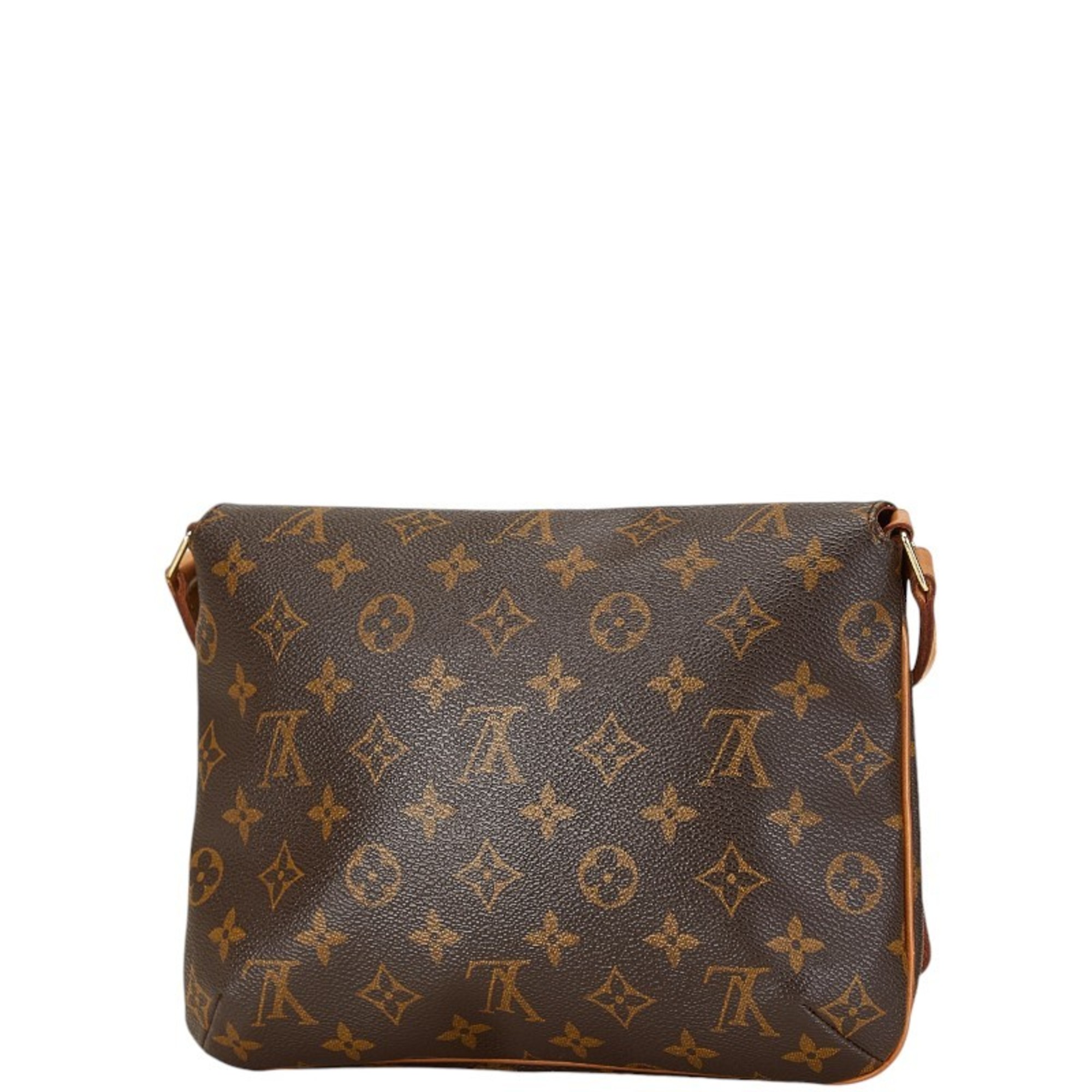 Louis Vuitton Monogram Musette Tango Long Shoulder Bag M51388 Brown PVC Leather Women's LOUIS VUITTON