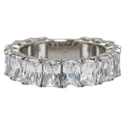 Louis Vuitton LV CRYSTALS RING Crystal Ring Size: L MP3363 Silver Metal Women's LOUIS VUITTON