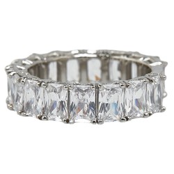 Louis Vuitton LV CRYSTALS RING Crystal Ring Size: L MP3363 Silver Metal Women's LOUIS VUITTON