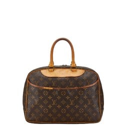 Louis Vuitton Monogram Deauville Handbag M47270 Brown PVC Leather Women's LOUIS VUITTON