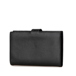 Chanel Coco Mark Long Wallet A13498 Black Caviar Skin Women's CHANEL