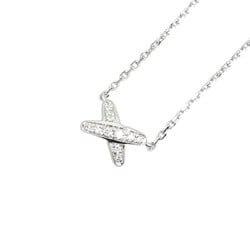 Chaumet Liens de Diamond Necklace Silver K18WG White Gold Women's