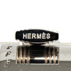 Hermes Padlock Scarf Ring Silver Metal Women's HERMES