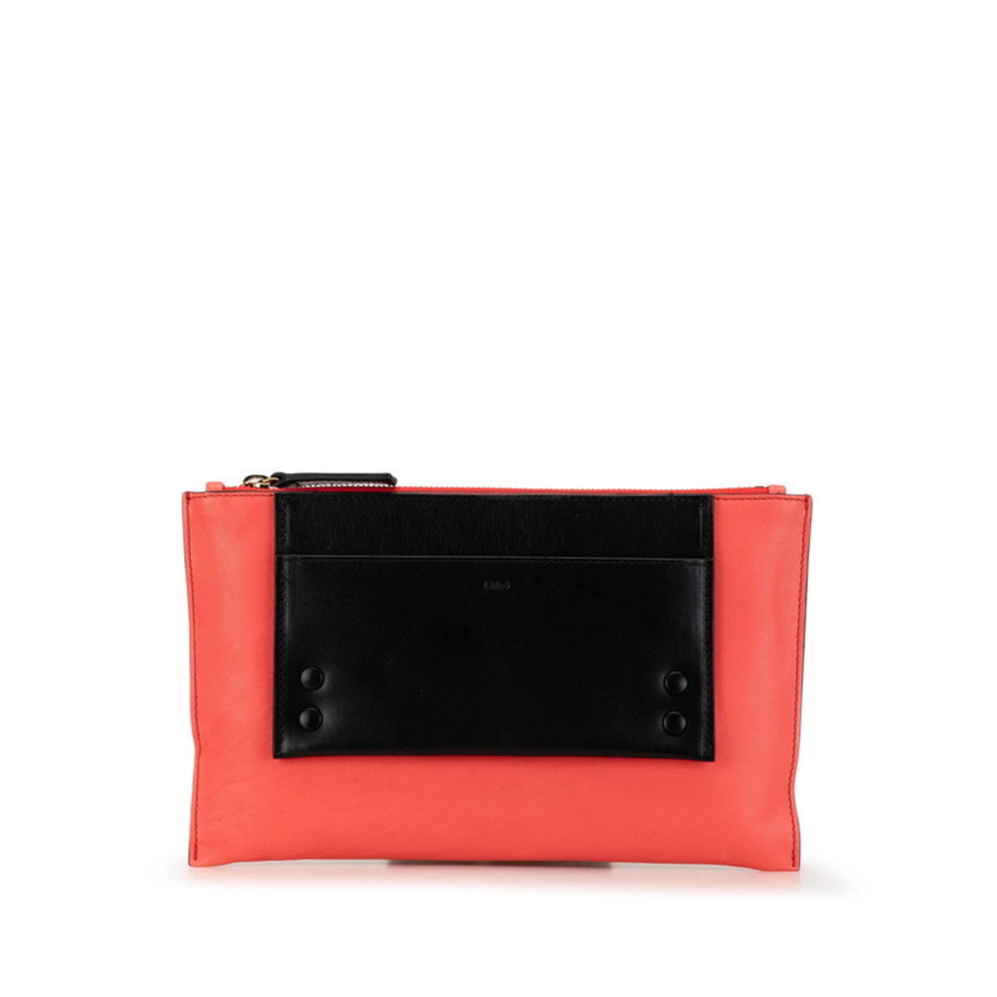 Chloé Chloe pouch red black leather women's