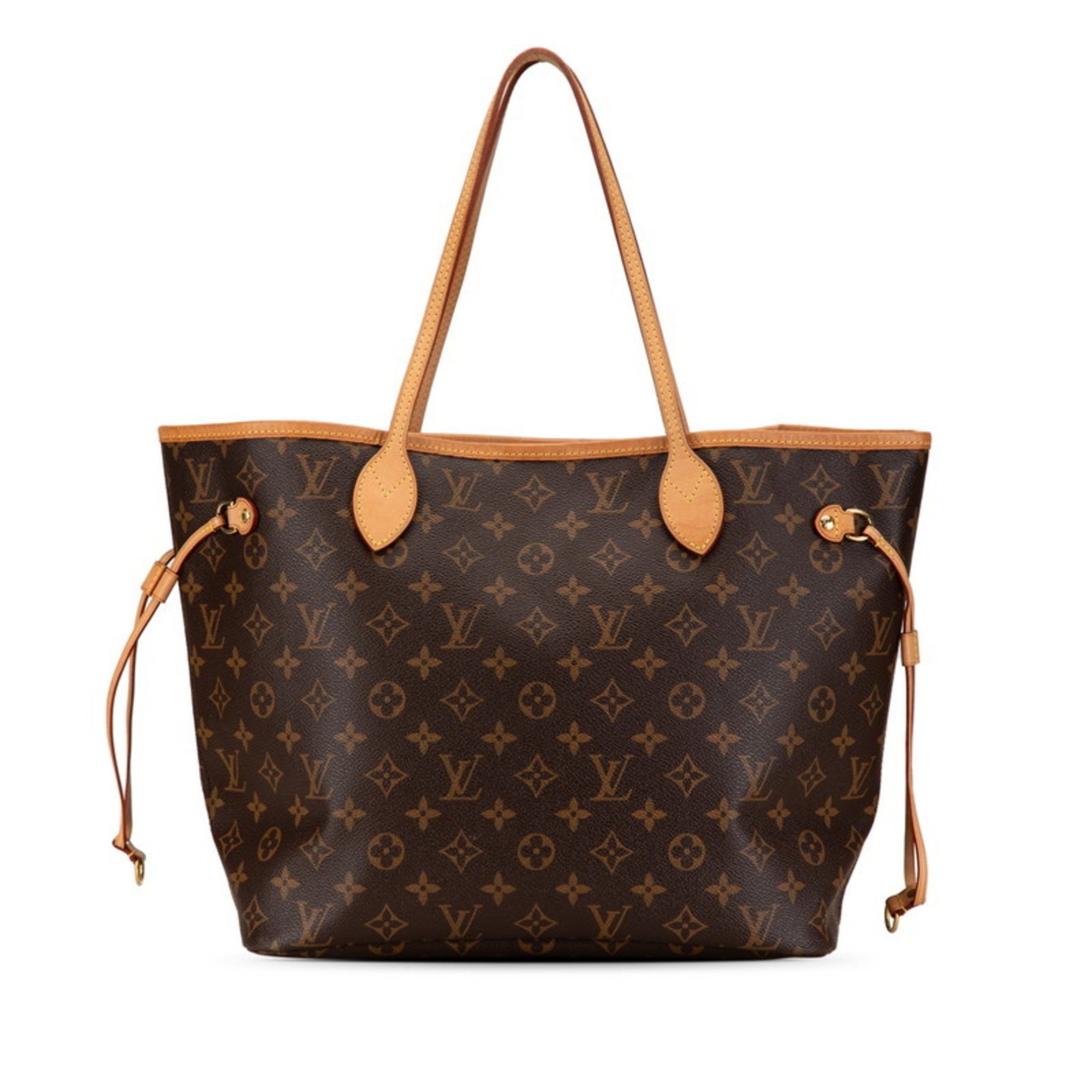 Louis Vuitton Monogram Neverfull MM Tote Bag M41177 Brown PVC Leather Women's LOUIS VUITTON