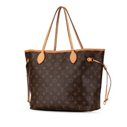 Louis Vuitton Monogram Neverfull MM Tote Bag M41177 Brown PVC Leather Women's LOUIS VUITTON