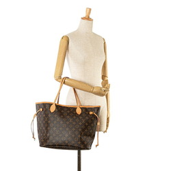 Louis Vuitton Monogram Neverfull MM Tote Bag M41177 Brown PVC Leather Women's LOUIS VUITTON