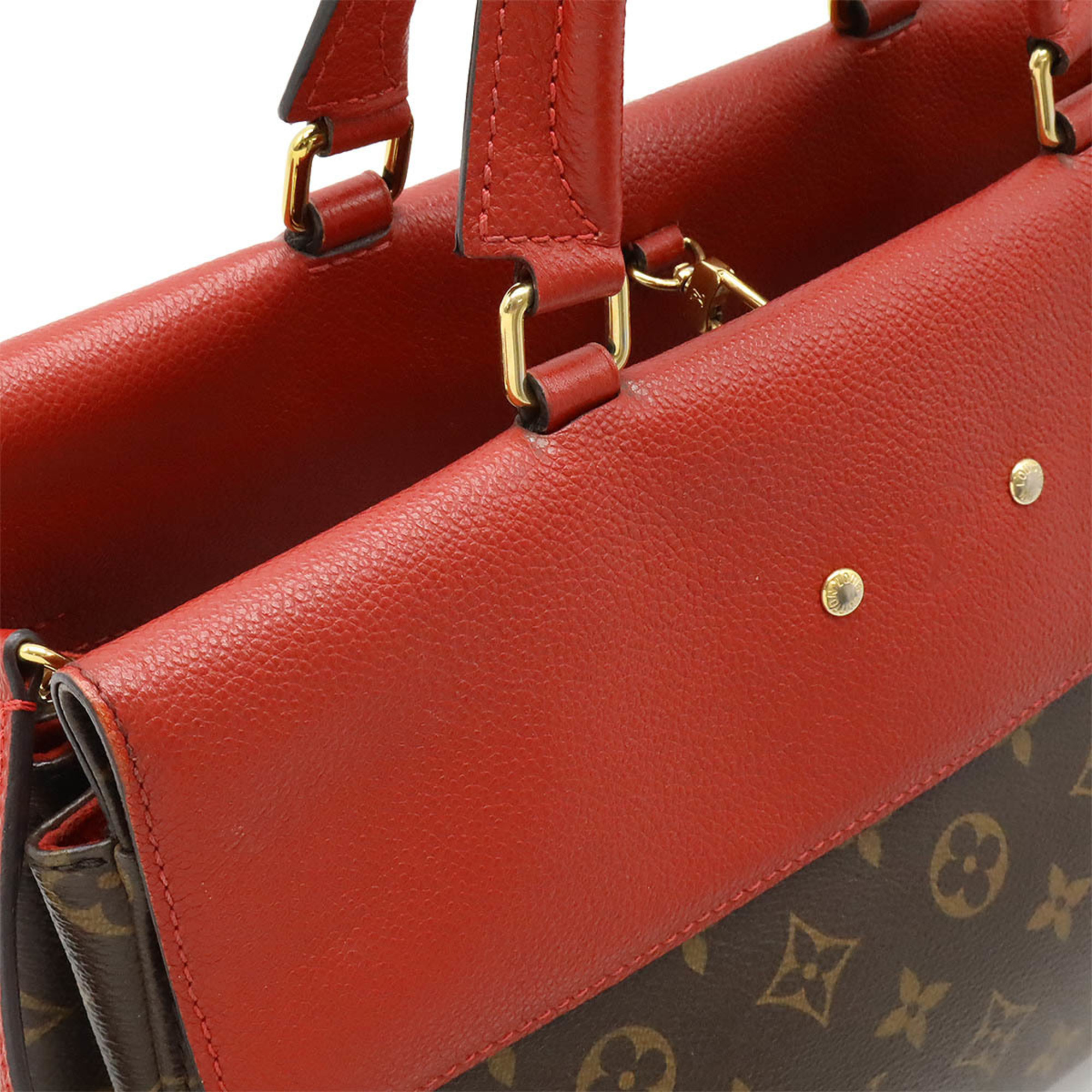 LOUIS VUITTON Louis Vuitton Monogram Venus Handbag Shoulder Bag Cerise Red M41738