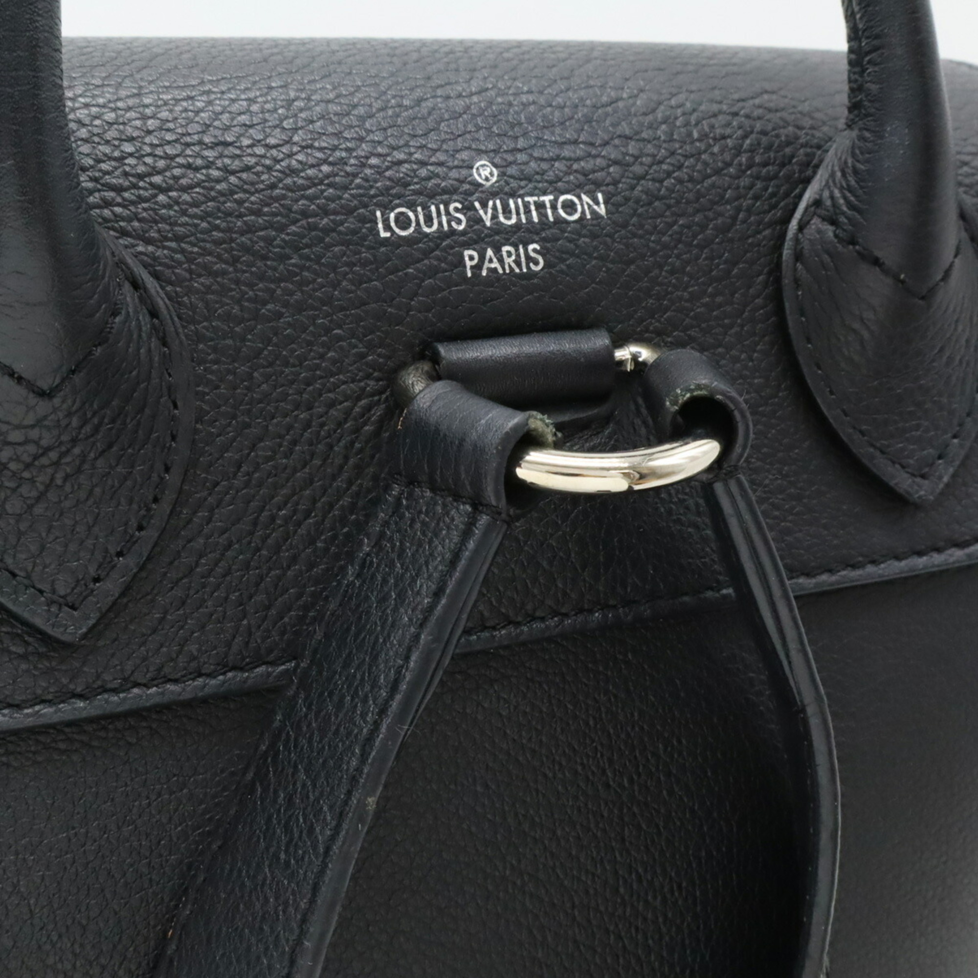 LOUIS VUITTON Louis Vuitton Lockme Backpack Rucksack Calf Leather Noir Black M41815