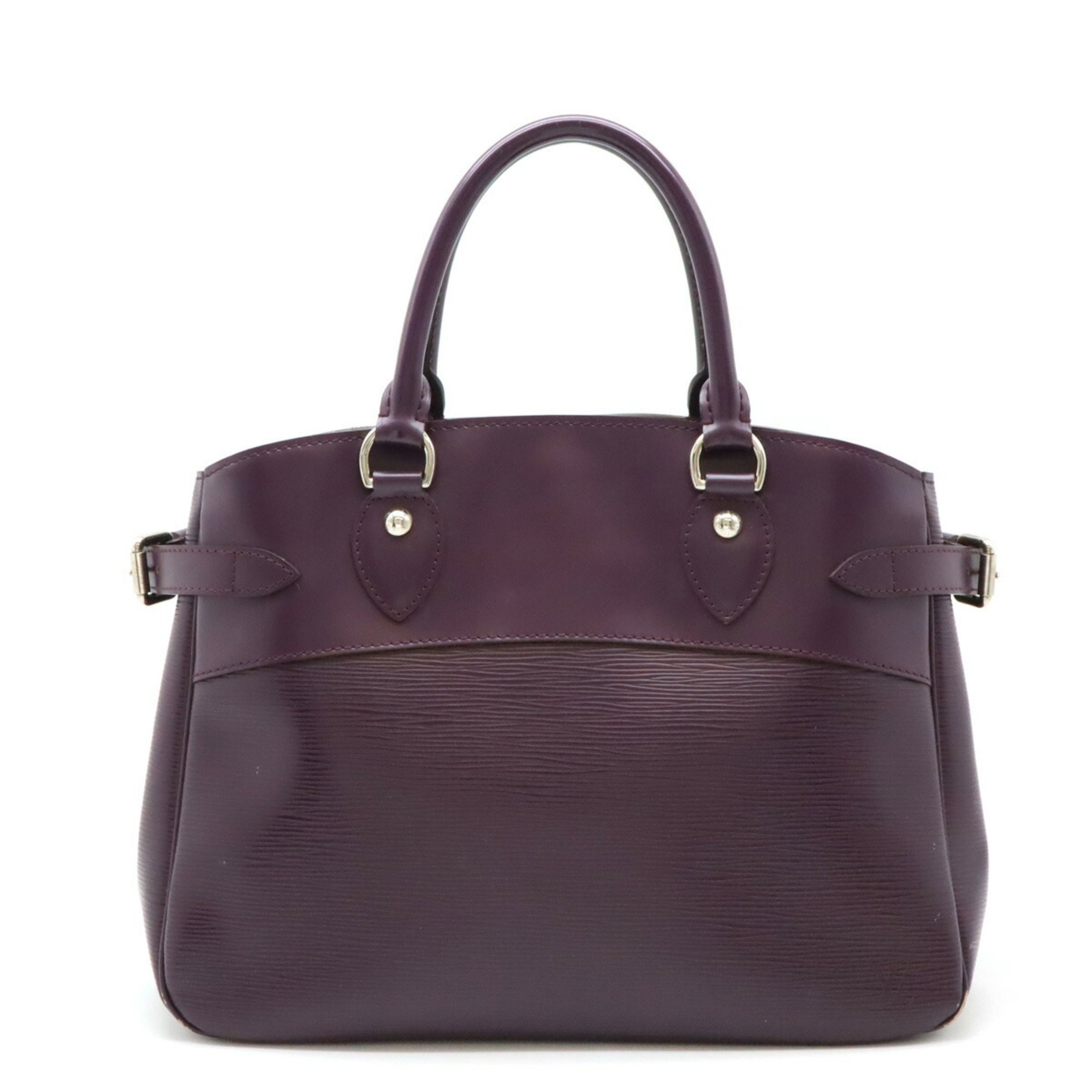 LOUIS VUITTON Louis Vuitton Epi Passy PM Handbag Tote Bag Leather Cassis Purple M5926K