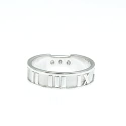 Tiffany Atlas White Gold (18K) Fashion Diamond Band Ring Silver