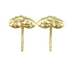 Tiffany Olive Heart Earrings No Stone Yellow Gold (18K) Stud Earrings Gold