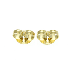 Tiffany Olive Heart Earrings No Stone Yellow Gold (18K) Stud Earrings Gold