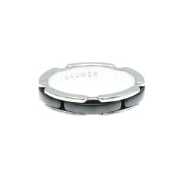 Chanel Ultra Collection Ring Small Size Ceramic,White Gold (18K) Fashion No Stone Band Ring Silver