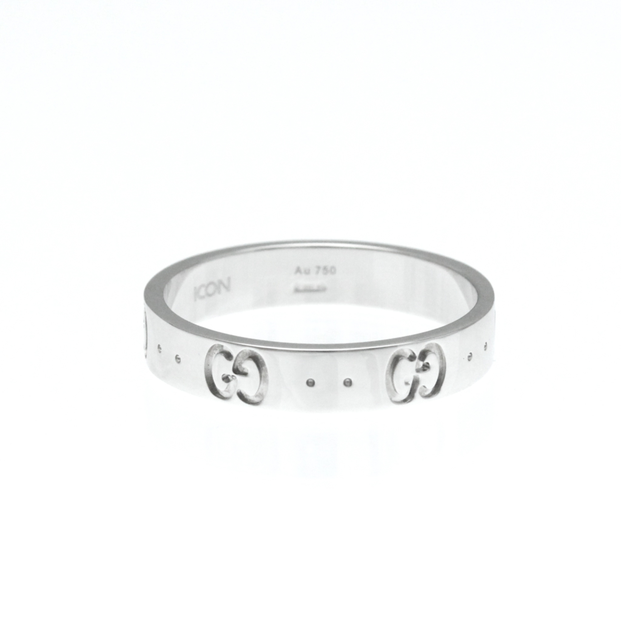 Gucci Icon White Gold (18K) Band Ring