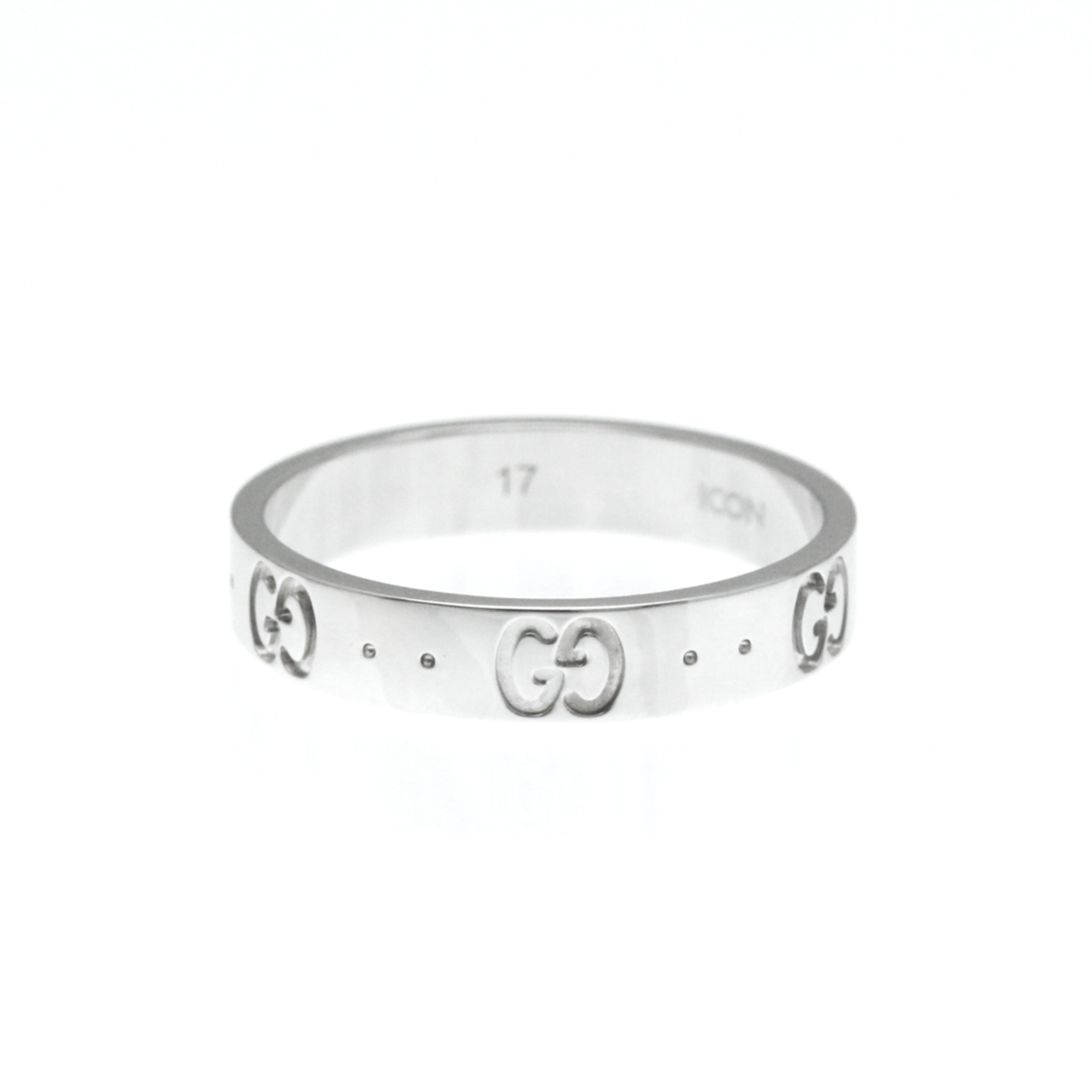 Gucci Icon White Gold (18K) Band Ring